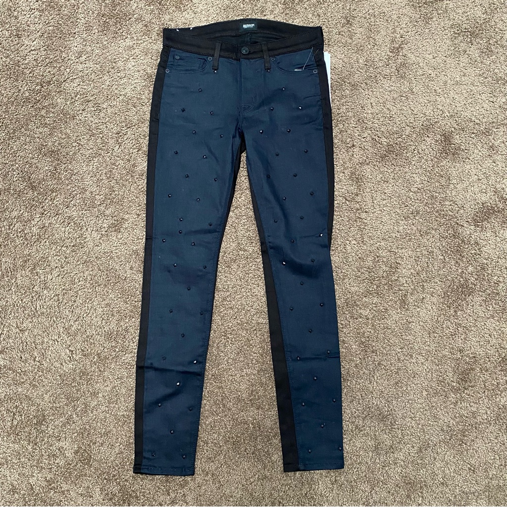 Hudson Vice Versa Midrise Size 25 Super Skinny Jean Nwt